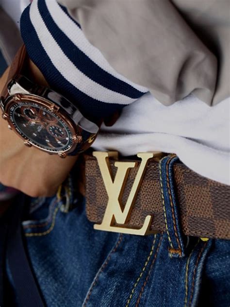 louis vuitton belt outfit mens|Louis Vuitton gucci belt men.